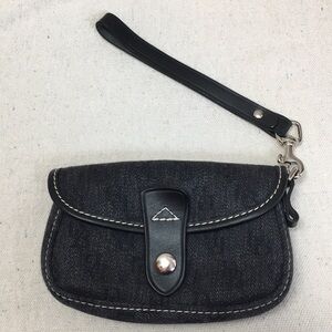 Dooney & Bourke Leather Trim Wristlet
